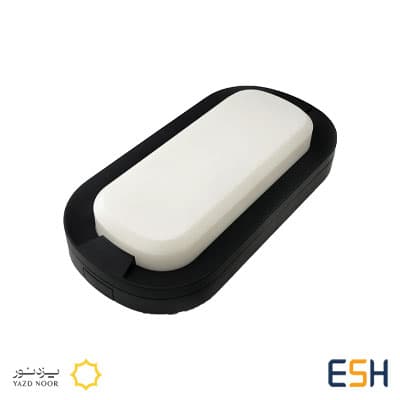چراغ دیواری ضد آب بیضی 24 وات یزدنور — تصویر ۲