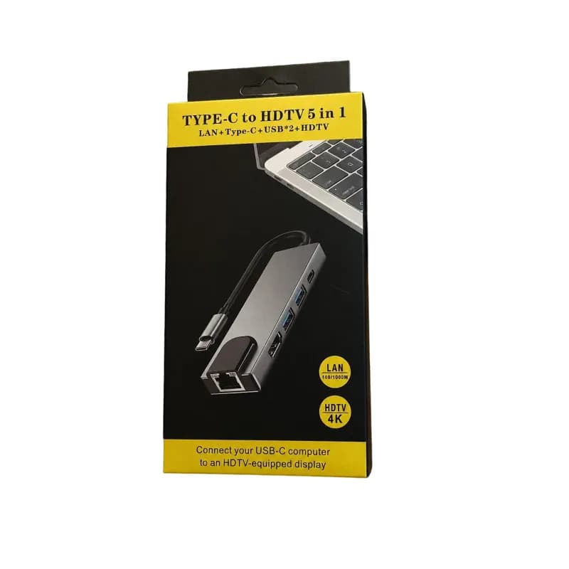 هاب Type-C به 5 پورت ایفورتک — تصویر ۲