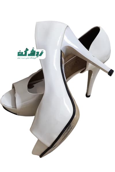 کفش مجلسی صدفی زنانه دست دوم