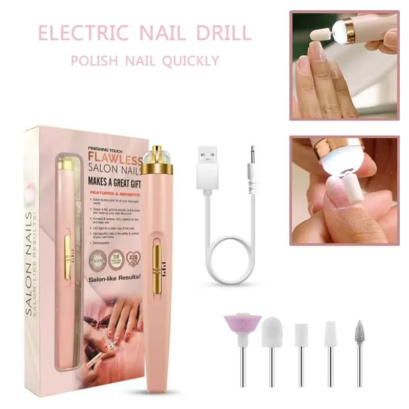 سوهان برقی ناخن خانگی SALON NAILS — تصویر ۵