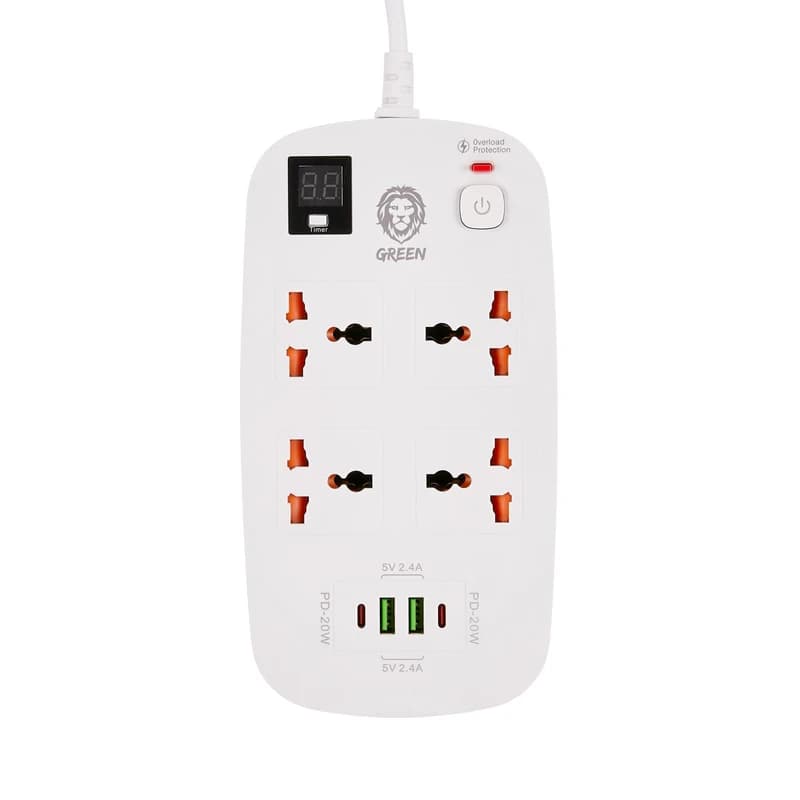 چندراهی برق گرین لاین مدل POWER SOCKET 3M — تصویر ۴