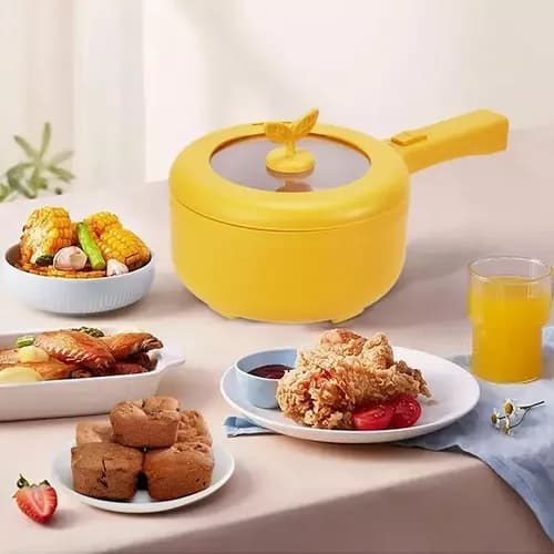 ماهیتابه و تخم مرغ ابپزکن برقی مدل DJD_001 — تصویر ۳