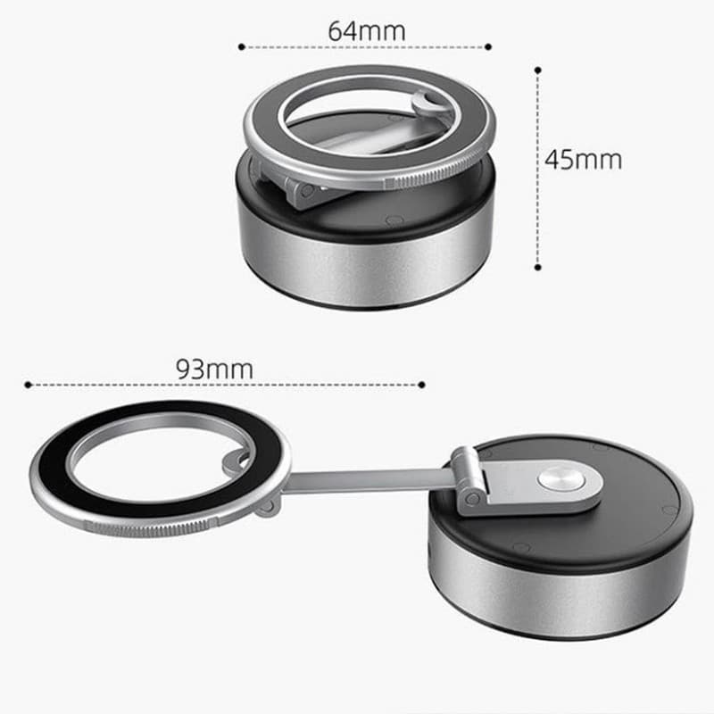 هولدر مگنتی موبایل وکیوم مکشی مگ سیف گرین لیون مدل MagSafe — تصویر ۲