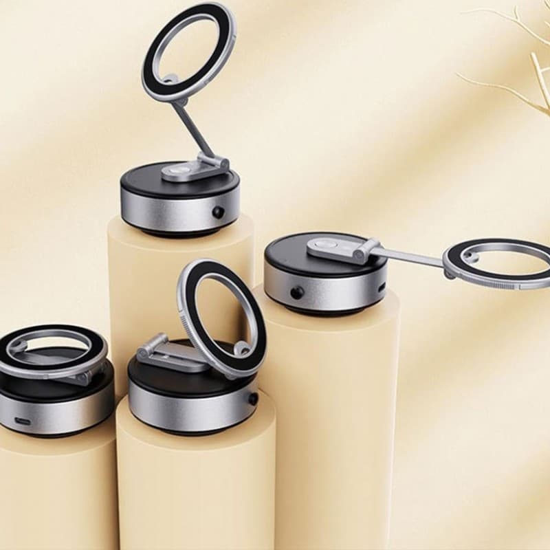 هولدر مگنتی موبایل وکیوم مکشی مگ سیف گرین لیون مدل MagSafe — تصویر ۸