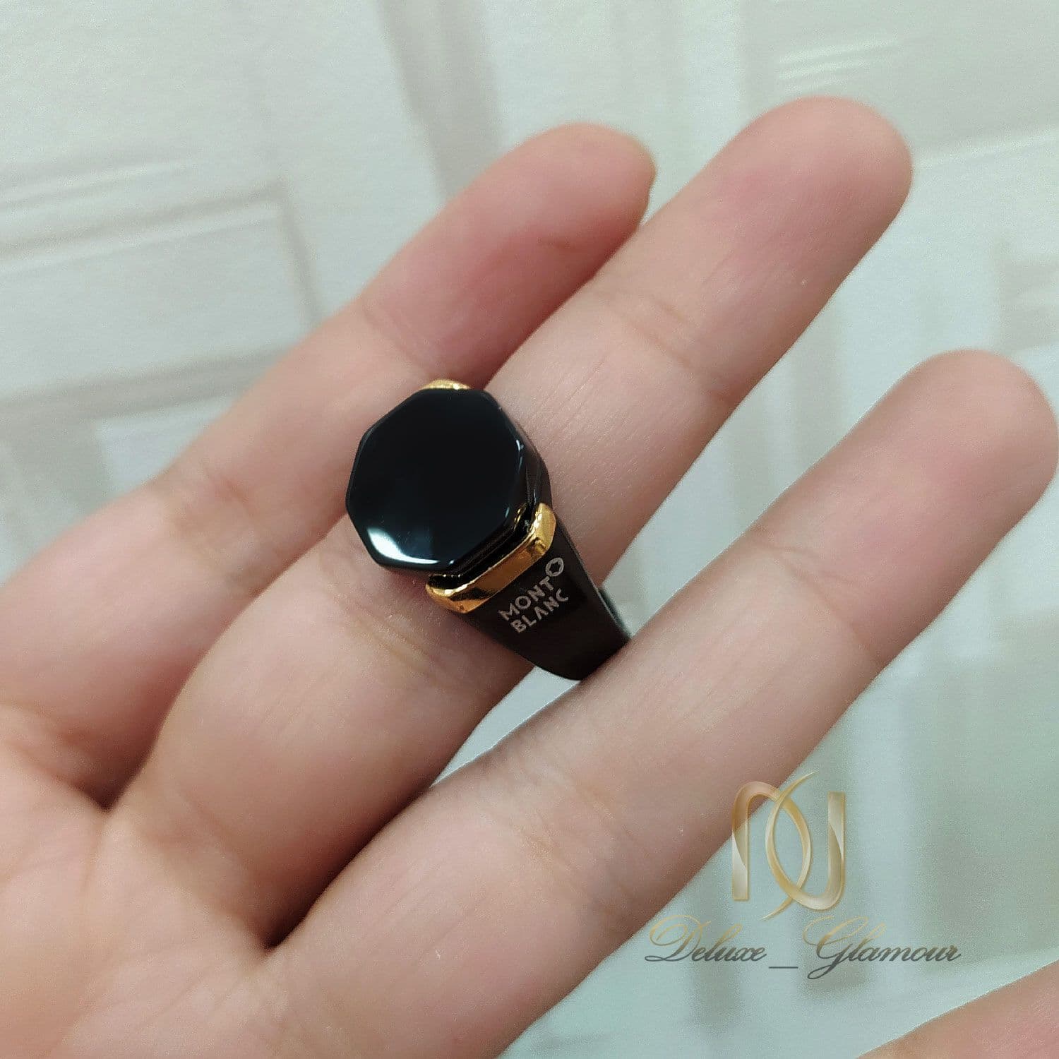 انگشتر مونت بلانک مشکی مردانه rg-n744 — تصویر ۲