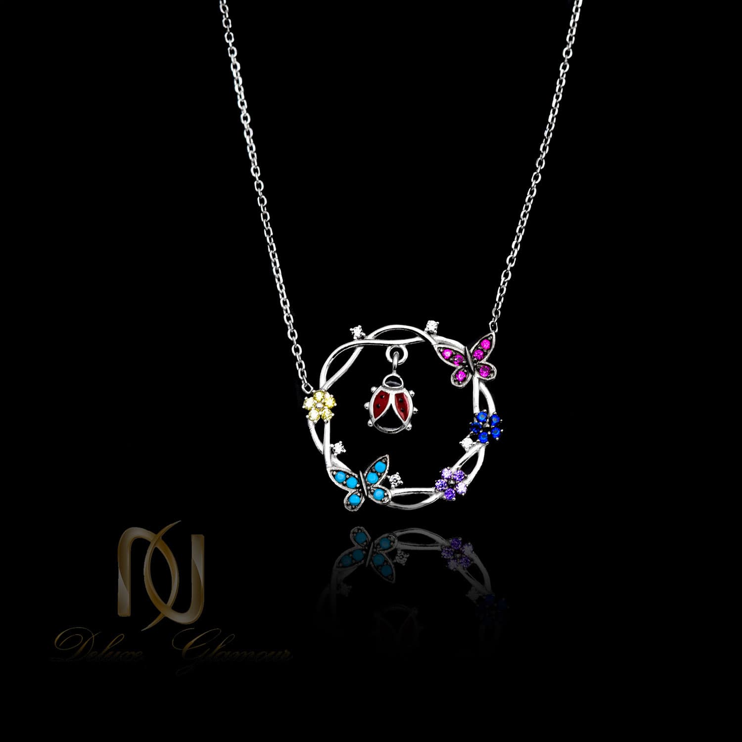 گردنبند نقره خاص زنانه و دخترانه ترک nw-n775 — تصویر ۲