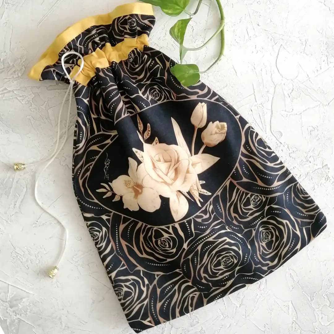 کیسه سبزی مخمل سیمین- طرح 22