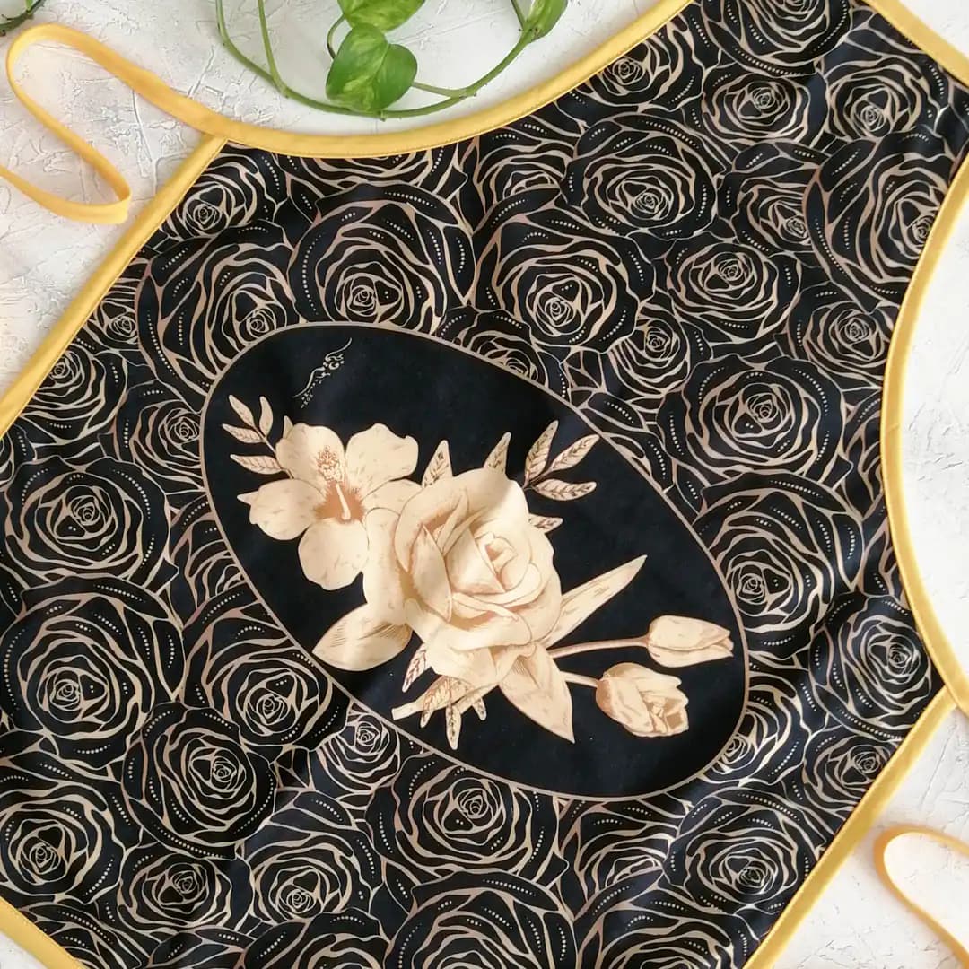 پیشبند مخمل سیمین- طرح 22