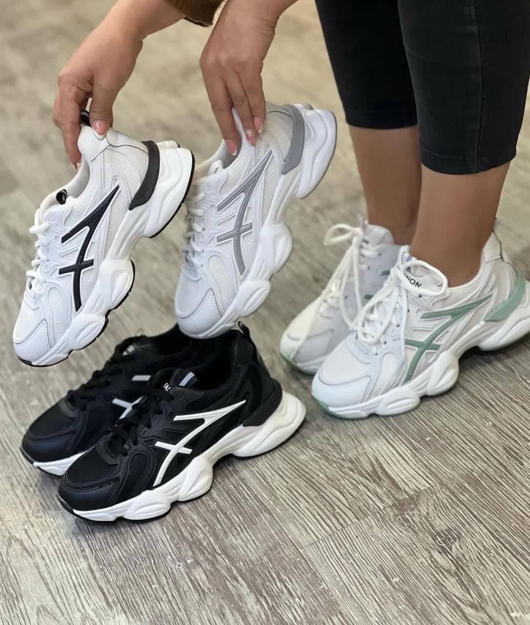 کتونی زنانه اسپرت مدل asics — تصویر ۷