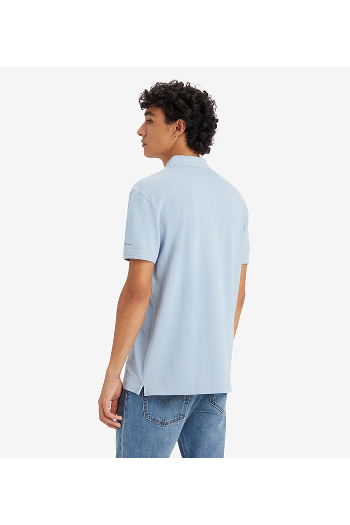 پولوشرت لیوایز مردانه پاموک آبی راسته Regular/رگولار Straight/استریج کژوال/روزمره | Levi’s A724900 — تصویر ۳