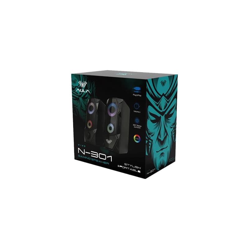 اسپیکر گیمی لپ تاپی AULA N-301 — تصویر ۵