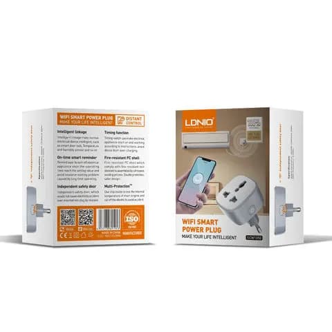 تبدیل 3/2 برق هوشمند LDNIO SCW1050 — تصویر ۲