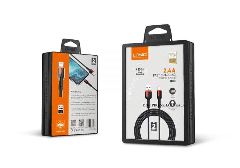 کابل شارژ تایپ سی LDNIO LS532 2M — تصویر ۲
