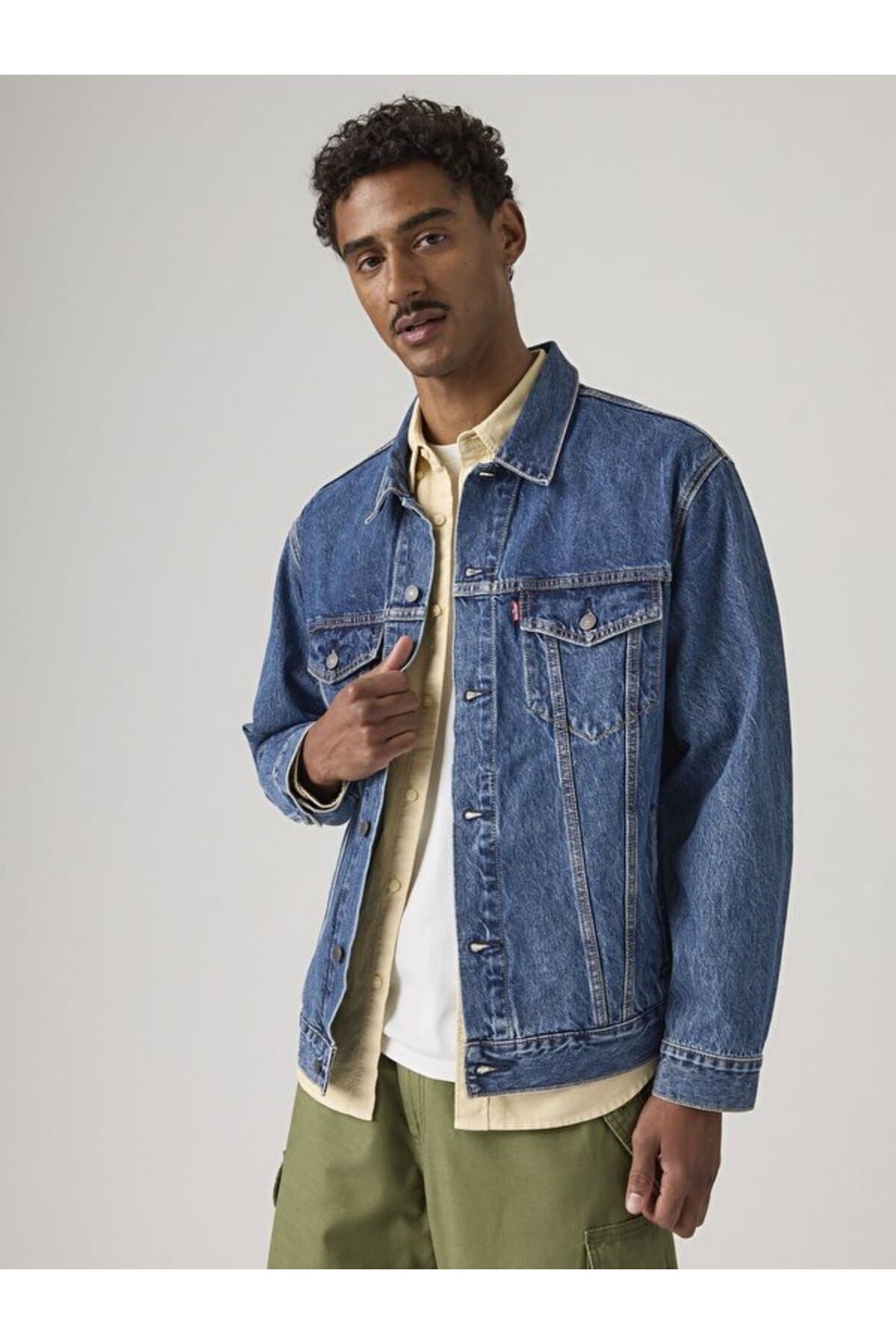 کت لیوایز مردانه پاموک آبی راسته Regular/رگولار Relaxed/ریلکس | Levi’s A578201040 PK — تصویر ۶
