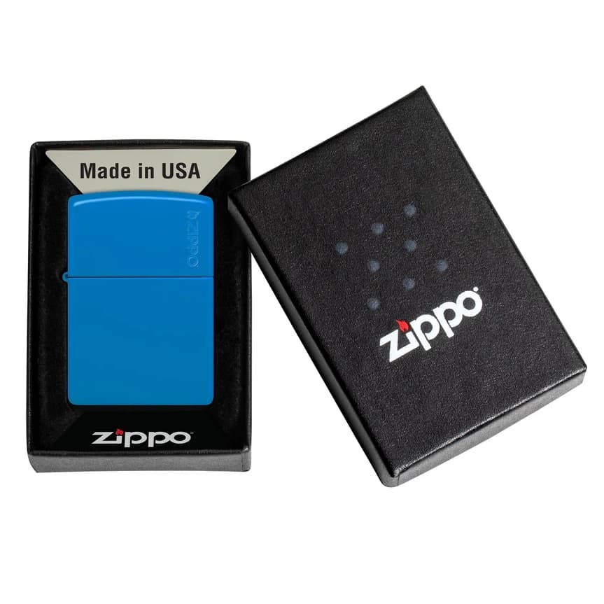 فندک زیپو اصل 48628 Zippo Sky Blue Matte — تصویر ۷