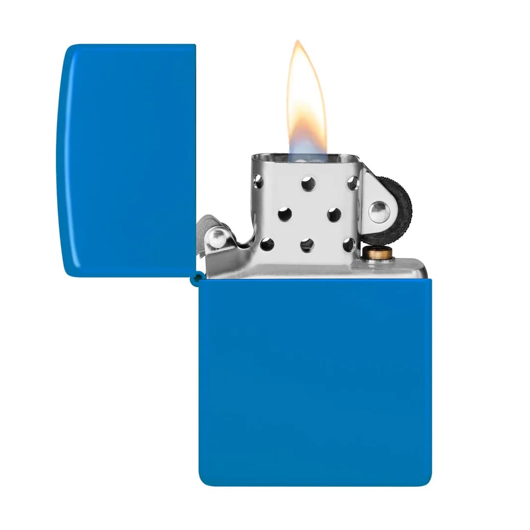 فندک زیپو اصل 48628 Zippo Sky Blue Matte — تصویر ۲