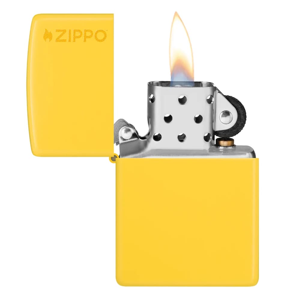 فندک زیپو اصل 46019 | Zippo Sunflower yellow Matte — تصویر ۴