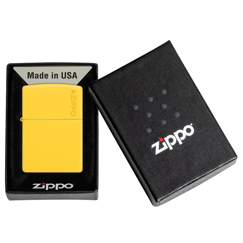 فندک زیپو اصل 46019 | Zippo Sunflower yellow Matte — تصویر ۲