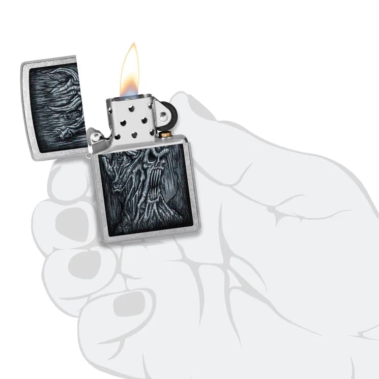 فندک زیپو اصل 48681 | Zippo Evil Tree Design — تصویر ۲
