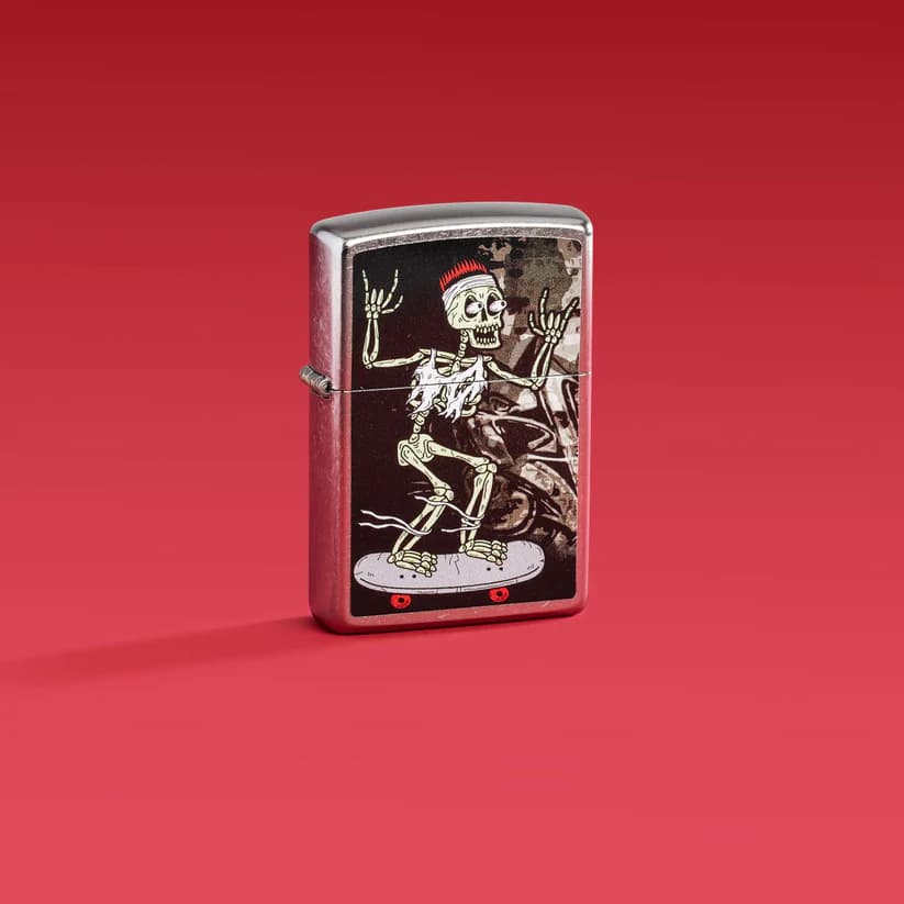 فندک زیپو اصل 48911 Zippo 207 Skateboard Design — تصویر ۳