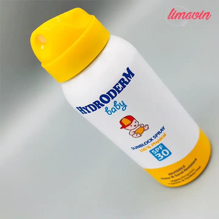 اسپری ضدآفتاب کودک هیدرودرم مدل SPF30 حجم 100 میلی لیتر — تصویر ۴