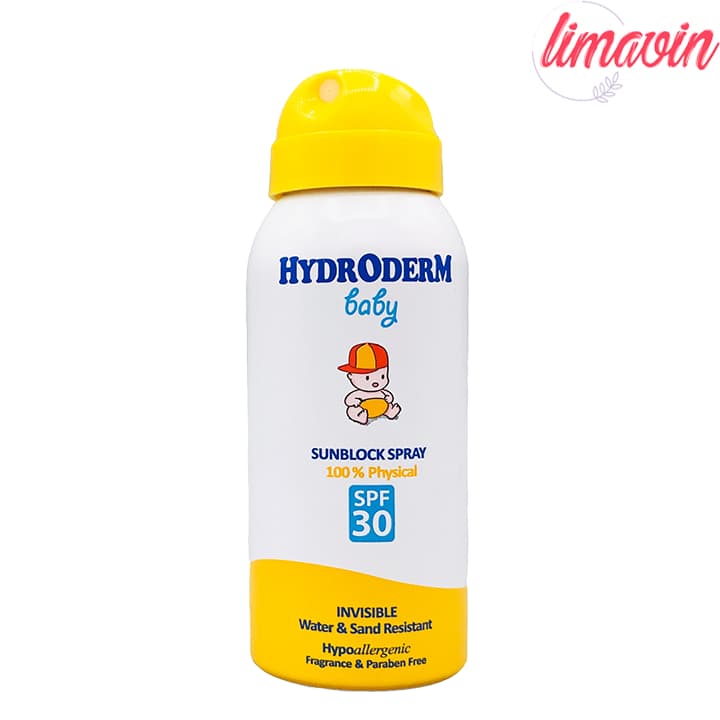 اسپری ضدآفتاب کودک هیدرودرم مدل SPF30 حجم 100 میلی لیتر — تصویر ۲