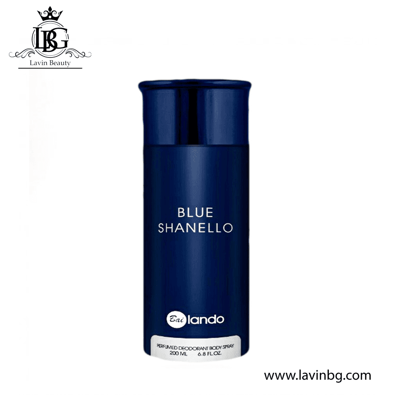 اسپری بدن مردانه بایلندو مدل BLUE SHANELLO حجم 200 میل – BAILANDO