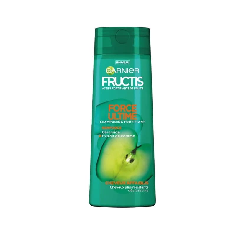 شامپو تقویت کننده سیب گارنیر سری FRUCTIS مدل ULTIME FORCE تقویت کننده مو