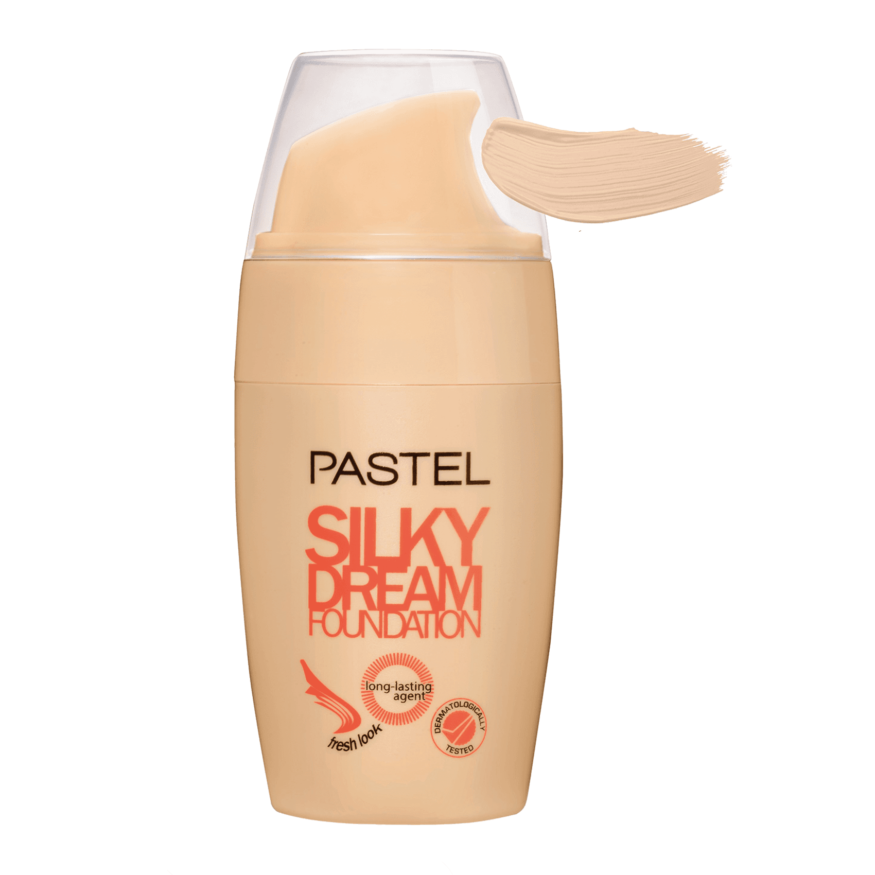 کرمپودر سبک پمپی روزانه silky dream پاستل