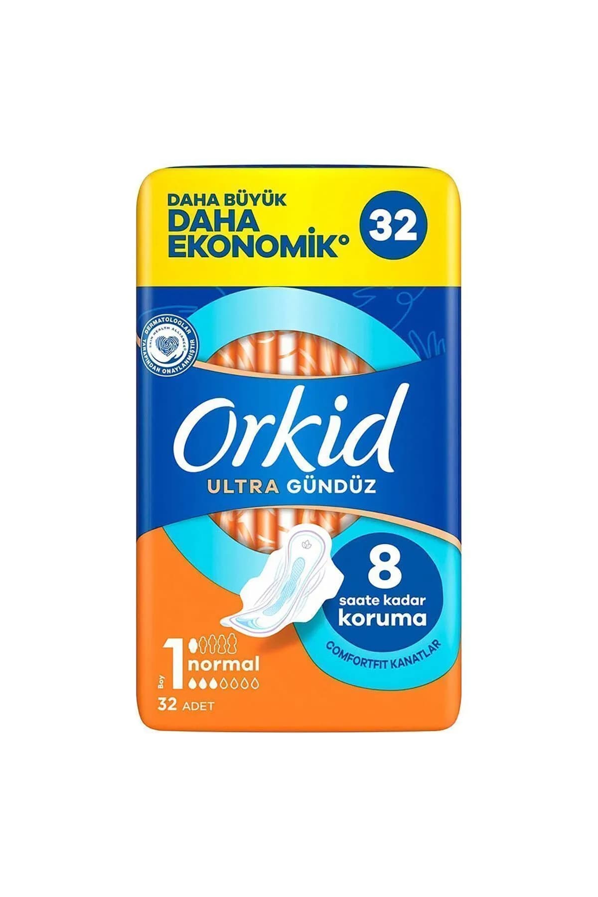 نوار بهداشتی ارکید Orkid Ultra gunduz سایز یک بسته 32 عددی