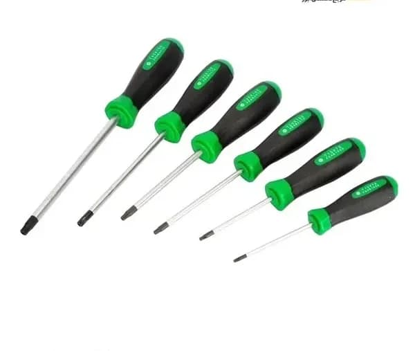 ست پیچ گوشتی ستاره ای سوراخ دار تاپ تول 6 عددی مدل GAAE0610 — تصویر ۲