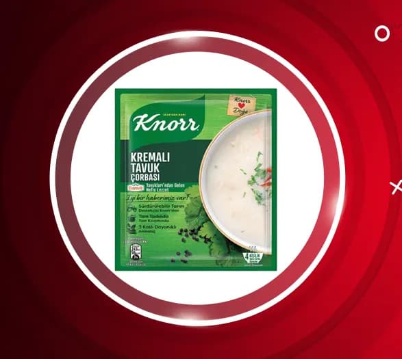 سوپ آماده مرغ خامه ای کنور Knorr Kremali Tavuk Corbasi Soup — تصویر ۳