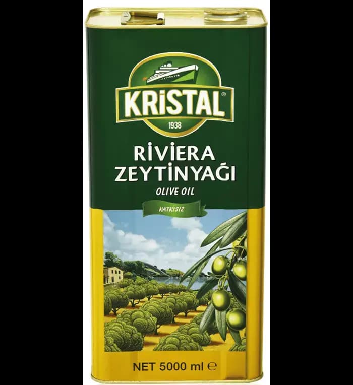 روغن زیتون کریستال بدون بو 5 لیتری Kristal Olive Oil