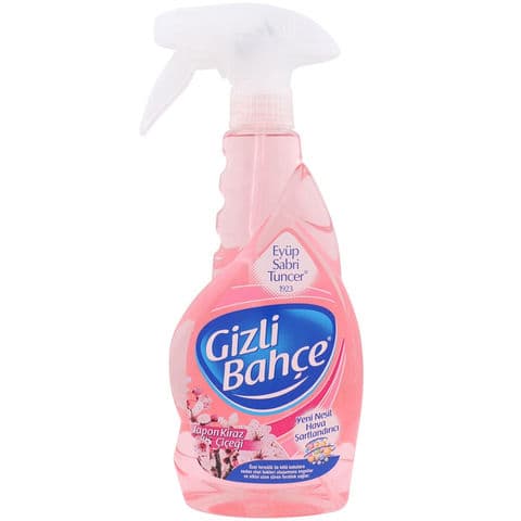 اسپری خوشبو کننده هوا GIZLI BAHCE با رایحه شکوفه گیلاس ژاپنی 500 میل