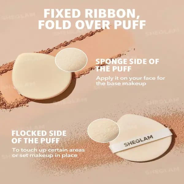پنکیک شیگلم مدل Skin Focus High Coverage Powder Foundation — تصویر ۵