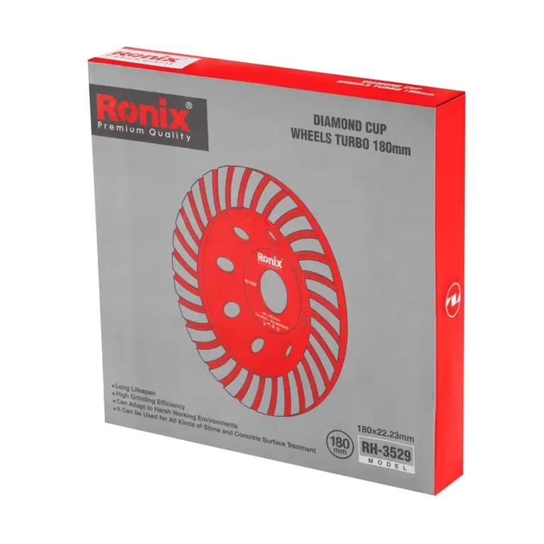 ساب گرانیت کاسه ای 180 میلی متر توربو رونیکس RH-3529 — تصویر ۵