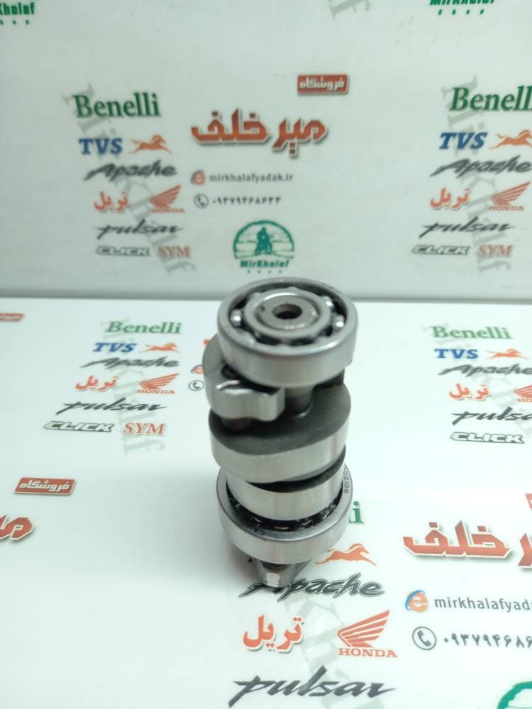 میله سوپاپ (بادامک) موتور یاماها طرح ایروکس nvx 155 160 و واریو 160 170 180 (رادیات دار )