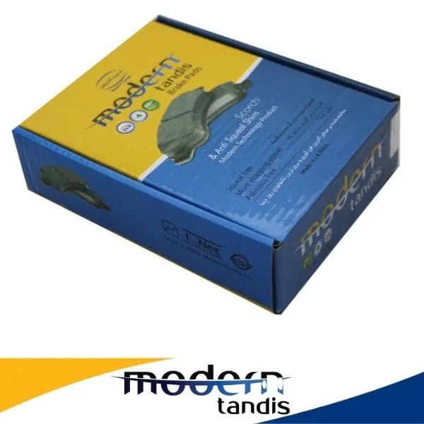 لنت ترمز مدرن تندیس جلو ۲۰۶ صندوقدار نوع A کد MD29 — تصویر ۴