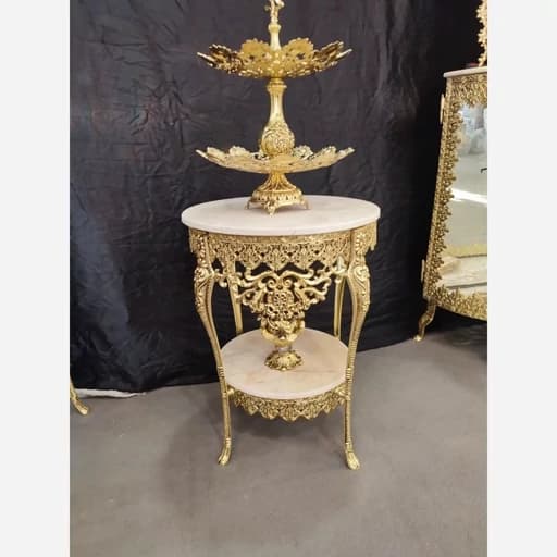 میز خاطره دوطبقه تاج دار فیلبندشاپ مدل 827243