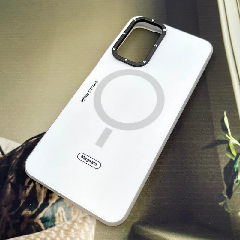 قاب گوشی Redmi Note 11 4G / Redmi Note 11S شیائومی younmin دو تکه طرح MagSafe سفید کد 110319 — تصویر ۲
