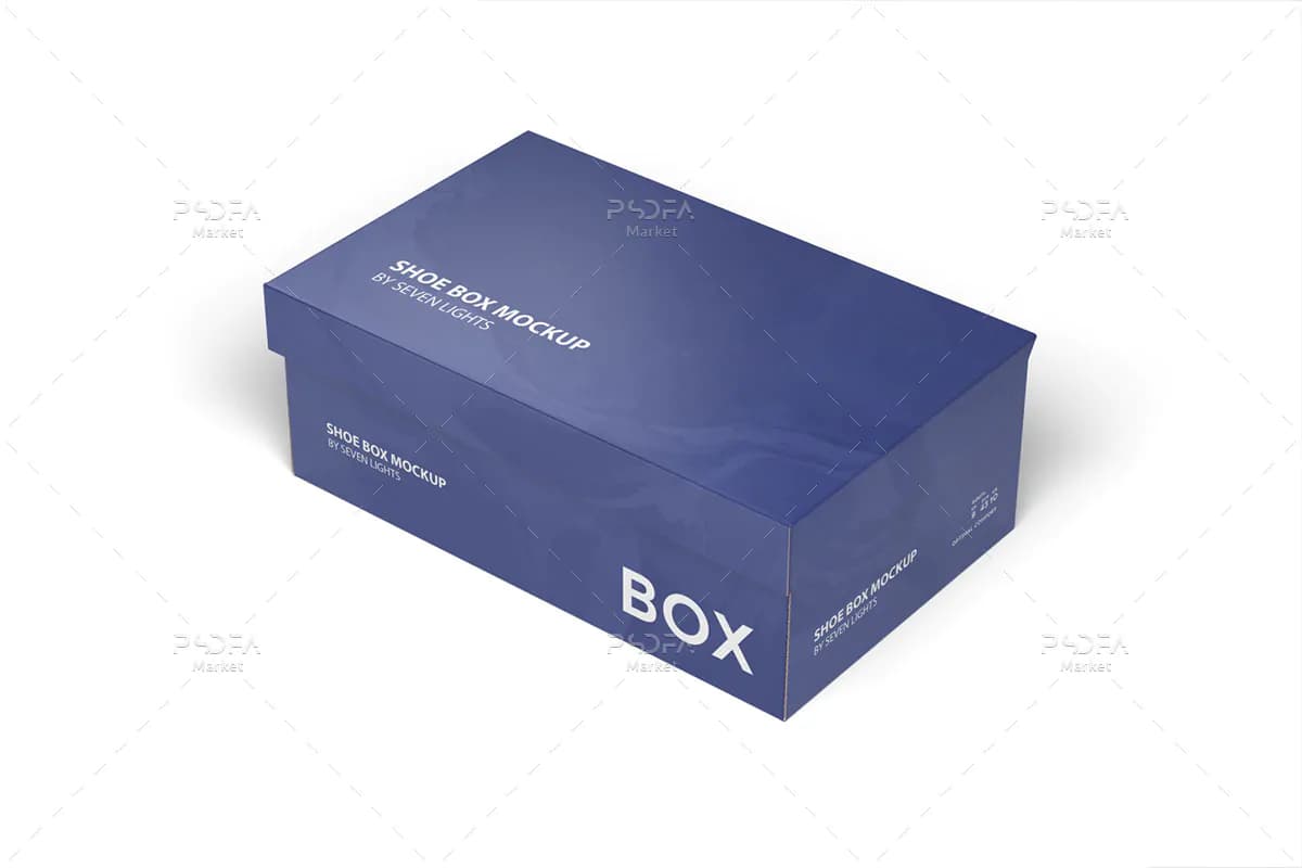 موکاپ جعبه کفش — تصویر ۳