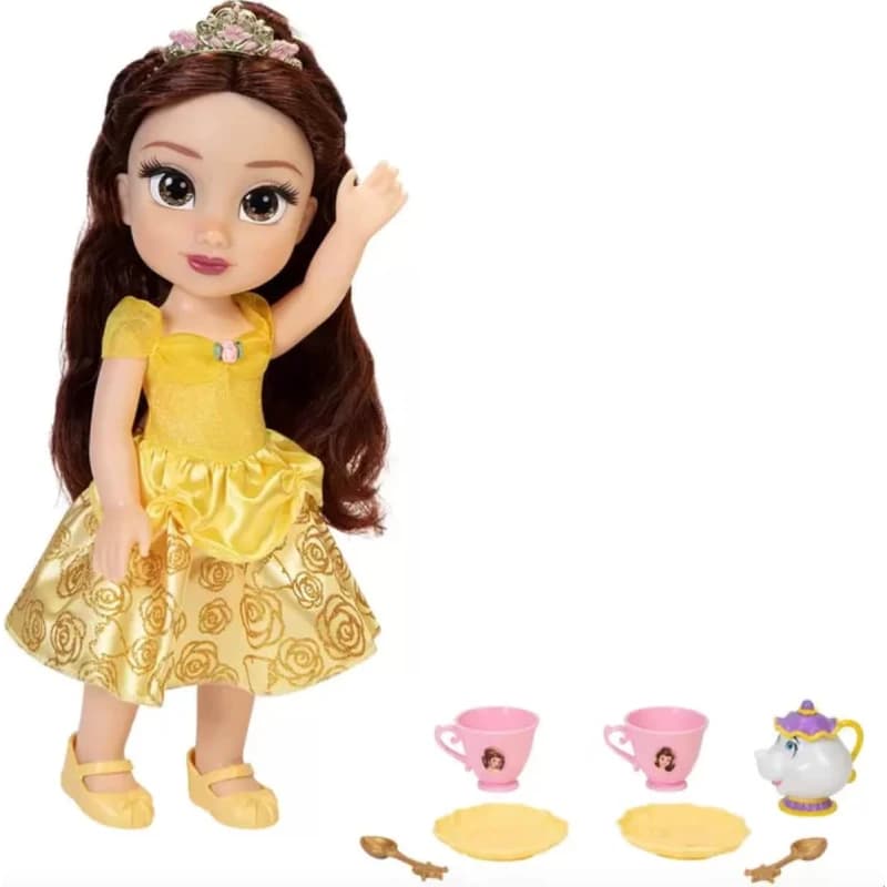 عروسک دیزنی پرنسس بل با ست چایخوری