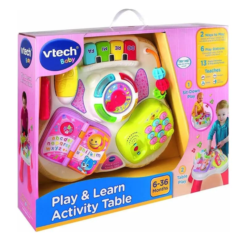 میز فعالیتی بازی و یادگیری VTech: مرکز تفریحی و آموزشی کودکان — تصویر ۳