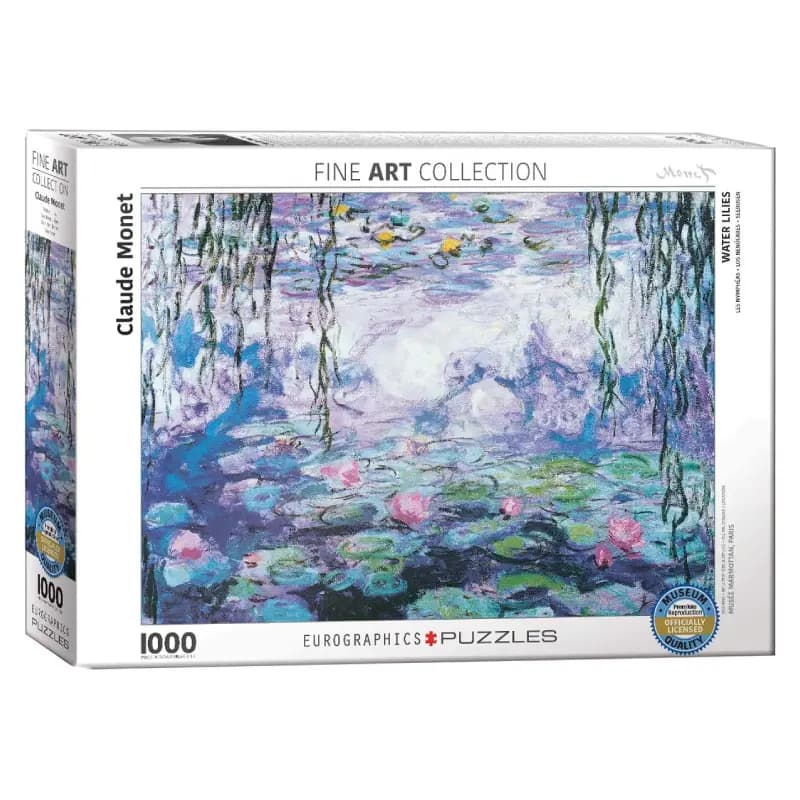 پازل 1000 تکه یوروگرافیک طرح waterlilies کد 4366
