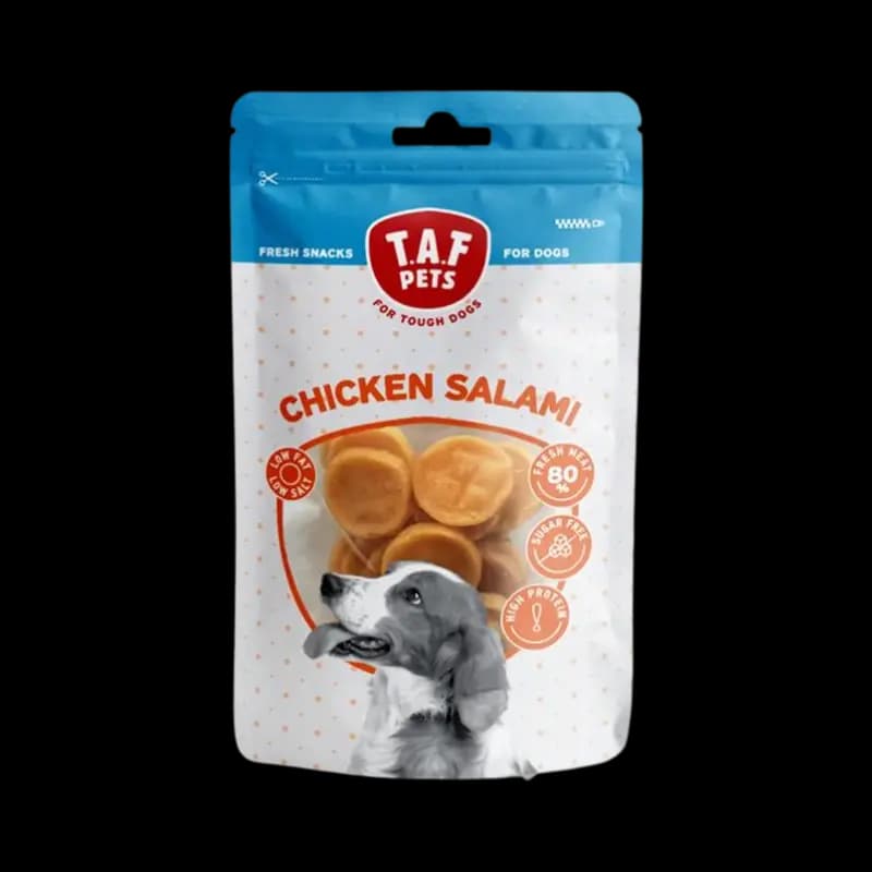 تشویقی سگ 75g T.A.F Pets Chicken Salami
