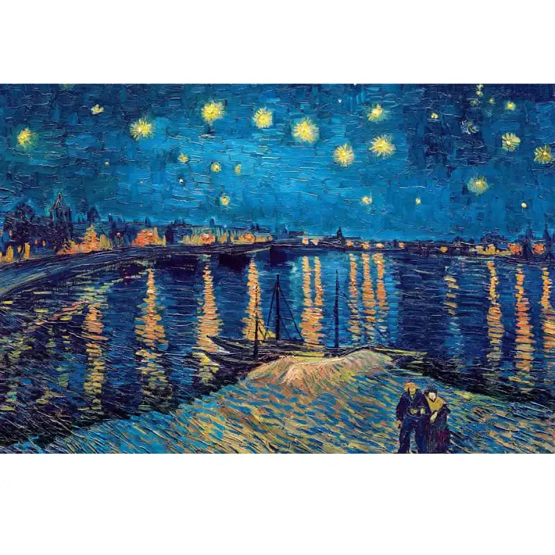 پازل 1000 تکه یوروگرافیک طرح شب پرستاره کد 5708 — تصویر ۲
