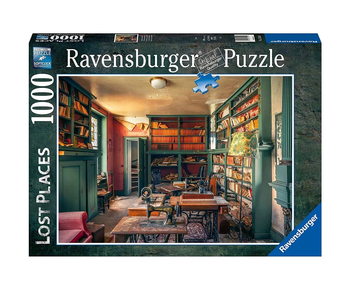 پازل 1000 تكه رونزبرگر طرح Mysterious castle library كد 17101