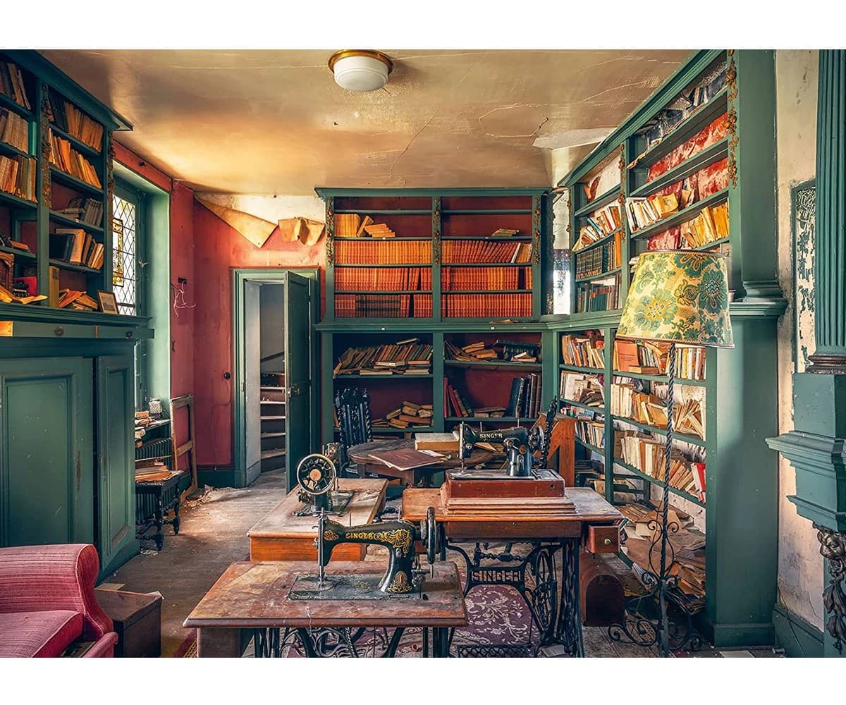 پازل 1000 تكه رونزبرگر طرح Mysterious castle library كد 17101 — تصویر ۲