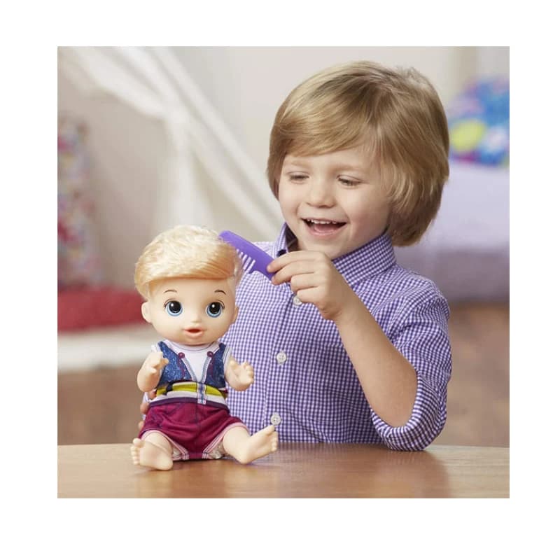 عروسک baby alive مدل Sweet Spoonfuls Baby Boy با میکسر کد E0635 — تصویر ۵