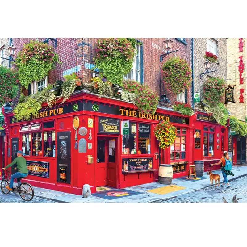 پازل 1000 تکه یوروگرافیک طرح irish pub کد 6000-5709 — تصویر ۲